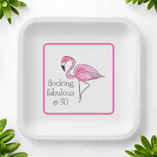 Flamingo Flocking beroemd gemaakt door Thirty Bord
