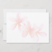 Flamingo Floral Wreath Hallo Blank Notitiekaartje (Achterkant)