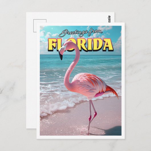 Flamingo Florida Briefkaart (Voorkant / Achterkant)