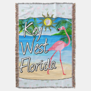 Flamingo Florida Key West Deken