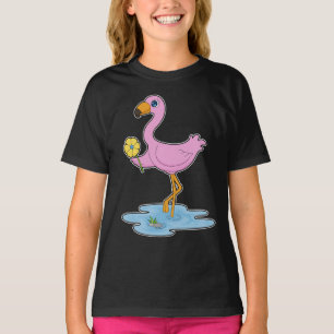 Flamingo Flower T-shirt
