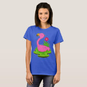 Flamingo Flower T-shirt (Voorkant volledig)