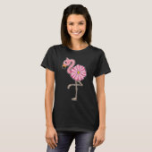 Flamingo Flower T-shirt (Voorkant volledig)