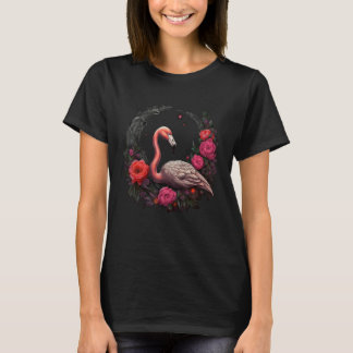 Flamingo Flowers  Bird Animal Flamingo 1 T-shirt