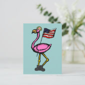 Flamingo Follies Briefkaart (Staand voorkant)