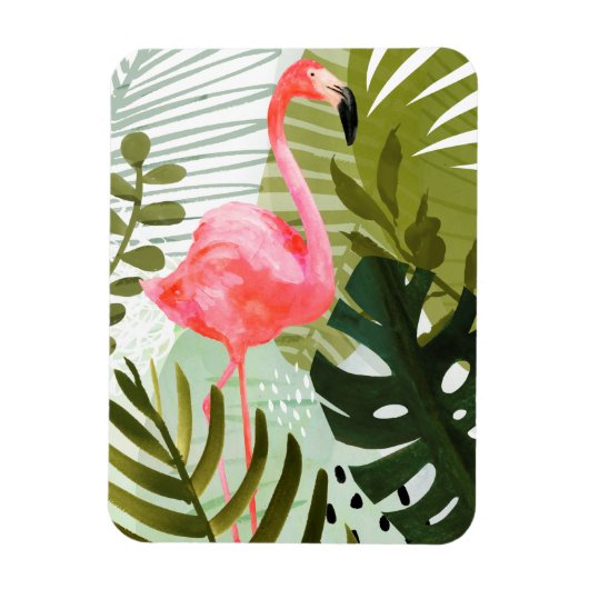 Flamingo Forest Magneet (Verticaal)