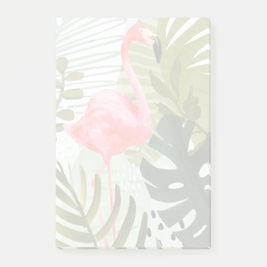 Flamingo Forest Post-it® Notes (Voorkant)
