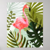 Flamingo Forest Poster (Voorkant)