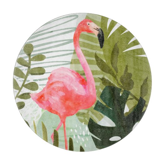Flamingo Forest Snijplank (Voorkant)