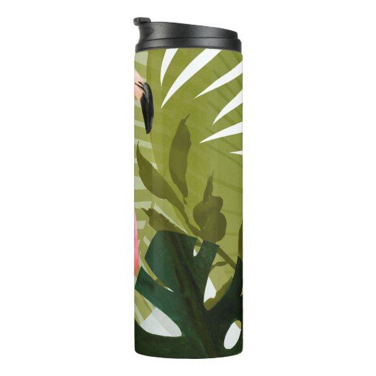 Flamingo Forest Thermosbeker (Geroteerd rechts)