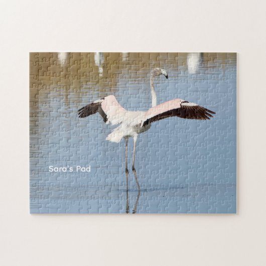 Flamingo Foto Persoonlijke Legpuzzel (Horizontaal)