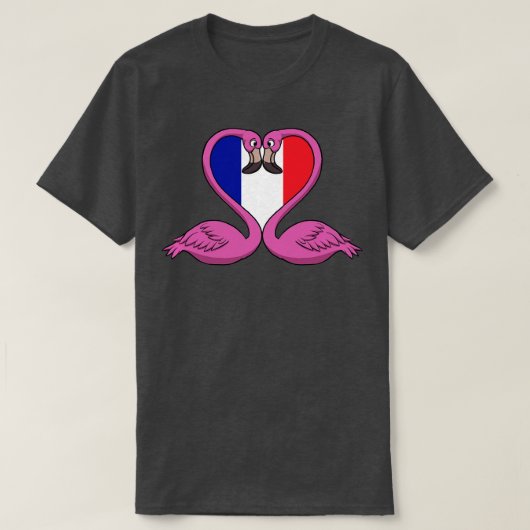 Flamingo Frankrijk T-shirt (Design voorkant)