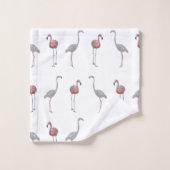 Flamingo Frenzy Badhanddoekenset Bad Handdoek (Wasdoekje)