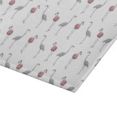 Flamingo Frenzy glazen snijplank (kies kleur) (Hoek)