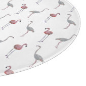 Flamingo Frenzy glazen snijplank (kies kleur) (Hoek)