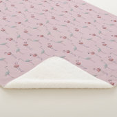 Flamingo Frenzy Sherpa Dekbed (Stoffig Roze) Deken (3/4)