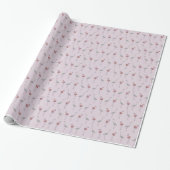 Flamingo Frenzy Wrapping Paper (robuust roze) Cadeaupapier (Uitgerold)