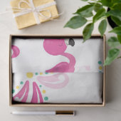 Flamingo Fun Design 2 Tissuepapier (Geschenk)