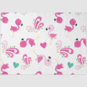 Flamingo Fun Design 2 Tissuepapier (Voorkant)