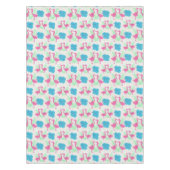 Flamingo Fun Tropical Pattern Tafelkleed (Voorkant)