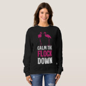 Flamingo Funny T-Shirt Gift for Girl (Voorkant volledig)