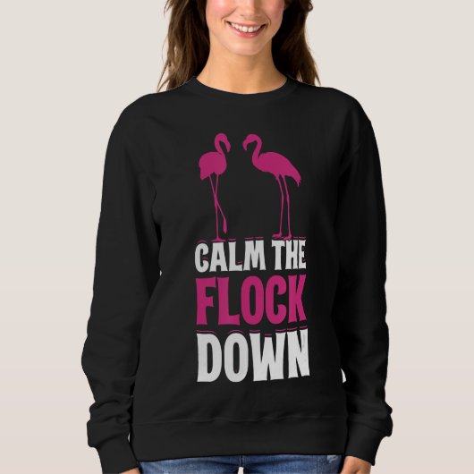 Flamingo Funny T-Shirt Gift for Girl (Voorkant)