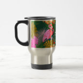 Flamingo Garden Donkergroen Reisbeker (Links)