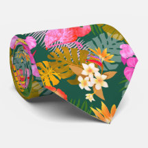 Flamingo Garden Donkergroen