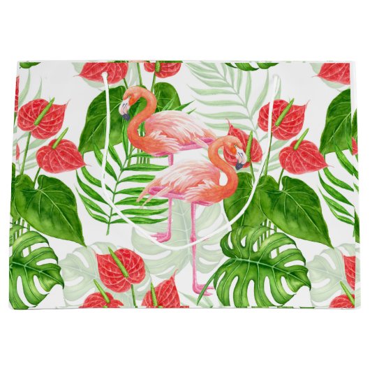 Flamingo garden groot cadeauzakje (Voorkant)