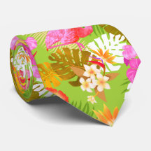 Flamingo Garden Heldergroen