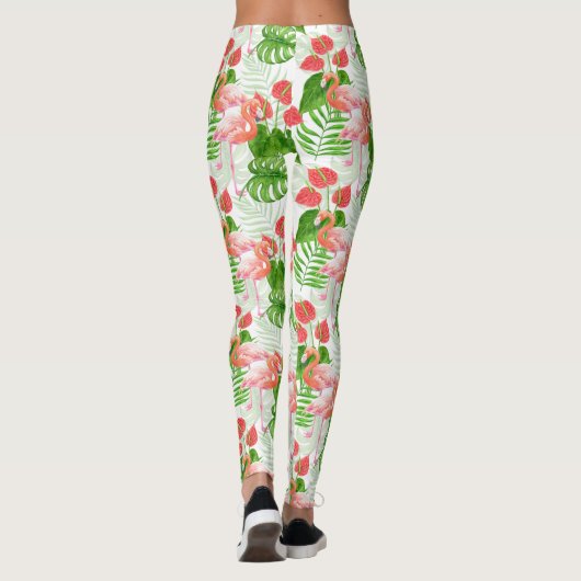 Flamingo garden leggings (Achterkant)