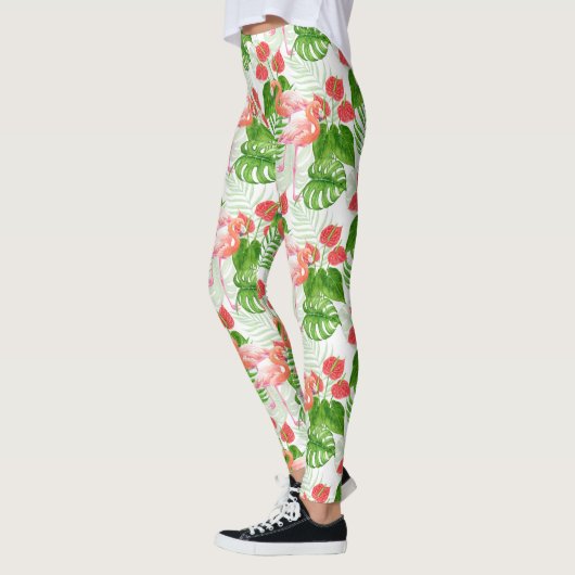 Flamingo garden leggings (Links)