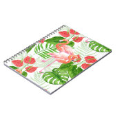 Flamingo garden notitieboek (Linkerzijde)