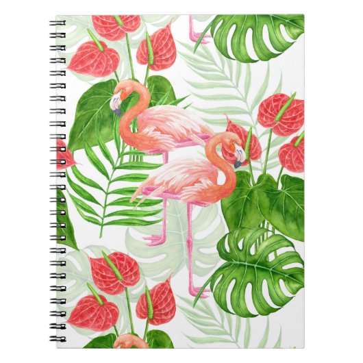 Flamingo garden notitieboek (Voorkant)