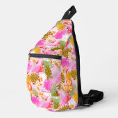 Flamingo Garden Pink Sling Bag (Rechterhoek)