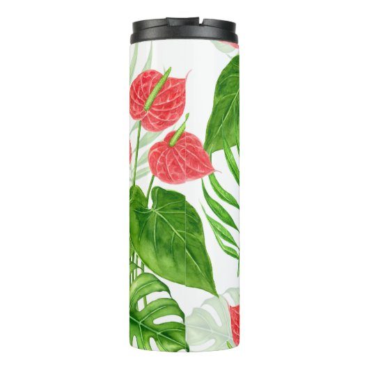 Flamingo garden thermosbeker (Achterkant)