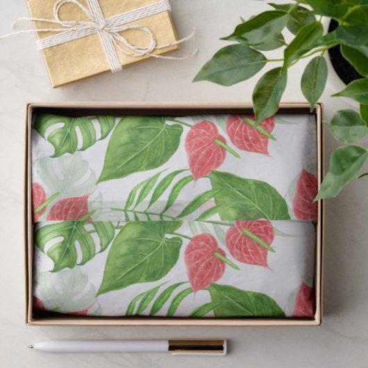 Flamingo garden tissuepapier (Geschenk)