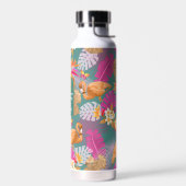 Flamingo Garden Turquoise Waterfles (Links)