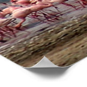 Flamingo Gathering - Afdrukken Poster (Hoek)