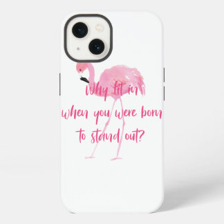 Flamingo Geboren om Er te Staan iPhone 13 Hoesje