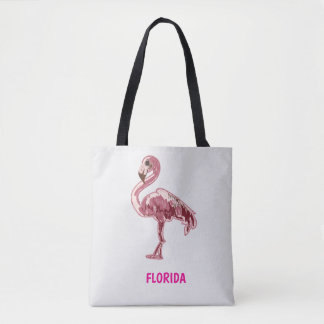 Flamingo gemalter pinker Flamingo  Tote Bag
