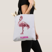 Flamingo gemalter pinker Flamingo  Tote Bag (Dichtbij)