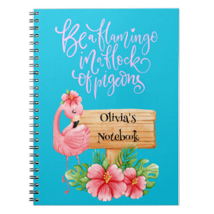 FLAMINGO GEPERSONALISEERD NOTITIEBOEK