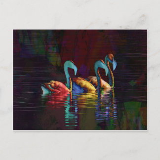Flamingo geschenken briefkaart