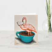 Flamingo Get Well card Kaart (Voorkant)
