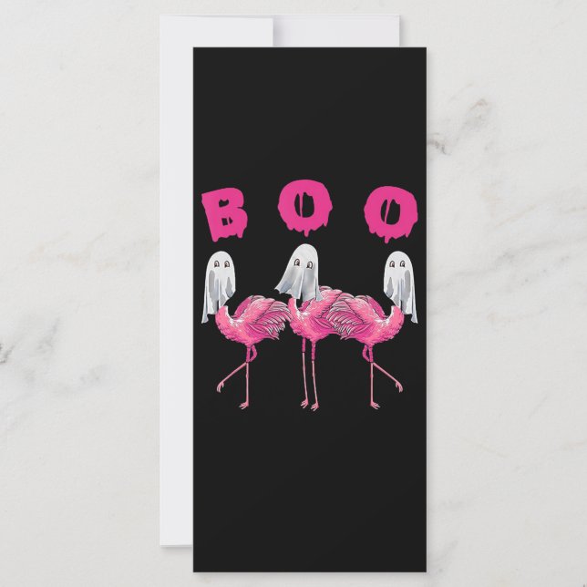 Flamingo | Ghost Flamingo Boo Halloween Costume (Voorkant)
