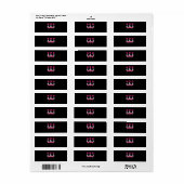 Flamingo | Ghost Flamingo Boo Halloween Costume Etiket (Full Sheet)
