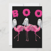Flamingo | Ghost Flamingo Boo Halloween Costume Feestdagenkaart (Voorkant)