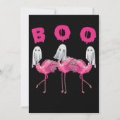 Flamingo | Ghost Flamingo Boo Halloween Costume Save The Date (Voorkant)