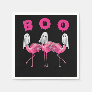 Flamingo Ghost Flamingo Boo Halloween Costume Servet